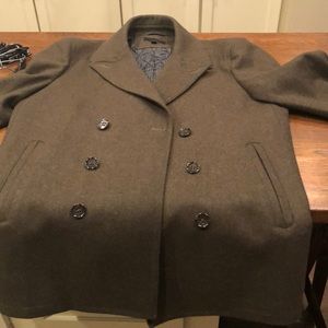 Men’s banana republic pea coat.